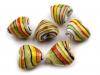 Korálky porcelánové  20x20mm srdce LEILA