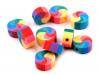 Korálik FIMO disk 4x10mm DUHA