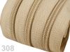 Zips špirálový 5mm metráž pre bežce typu POL 25m