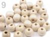 Korálky drevené Ø10mm balenie 500g