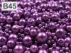 Voskované perly MIX veľkostí cca Ø4-12mm 500g sklenené