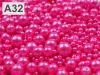 Voskované perly MIX veľkostí cca Ø4-12mm 500g sklenené