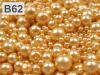 Voskované perly MIX veľkosti cca Ø4-12mm 100g sklenené
