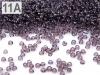 Rokajl sklenený jednofarebný TRANSPARENTNÝ 3mm balenie 450g