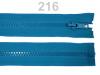 Zips kosticový 5mm deliteľný 35cm / bundový /