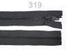 Zips kosticový 5mm deliteľný 50cm / bundový /