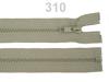 Zips kosticový 5mm deliteľný 55cm / bundový /