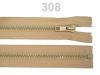 Zips kosticový 5mm deliteľný 70cm (bundový)