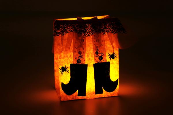 Halloweenske vrecúško / lampášik 