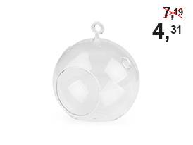 Aerárium / sklenená guľa Ø12 cm