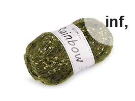 Pletacia priadza mohérová Rainbow 100 g