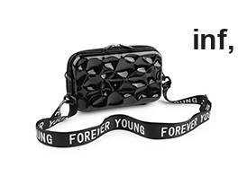 Dámska škrupinová kabelka / puzdro crossbody s popruhom 18x11 cm