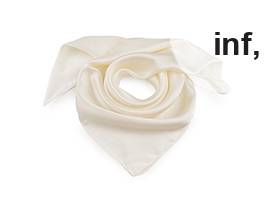 Saténová šatka jednofarebná 70x70 cm