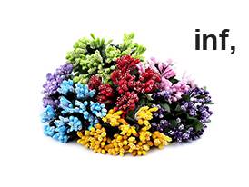 Kvetinové piestiky na drôtiku / výväzok 