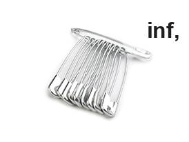 Zatváracie špendlíky dĺžka 45 mm