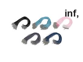 Splietaná šnúrka s karabínkou dĺžka 45cm