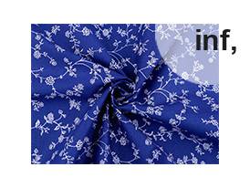 Bavlnená látka kvety