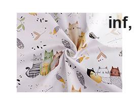 Bavlnená látka / plátno mačky