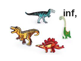 Nažehlovačka dinosaurus