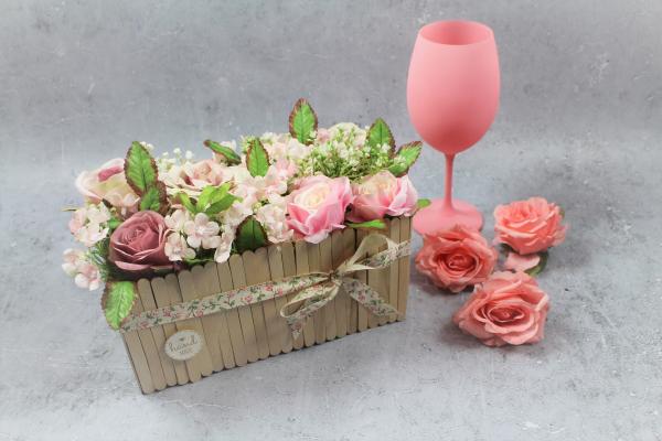 Vyrobte košíček kvetín - darček pre mamičku