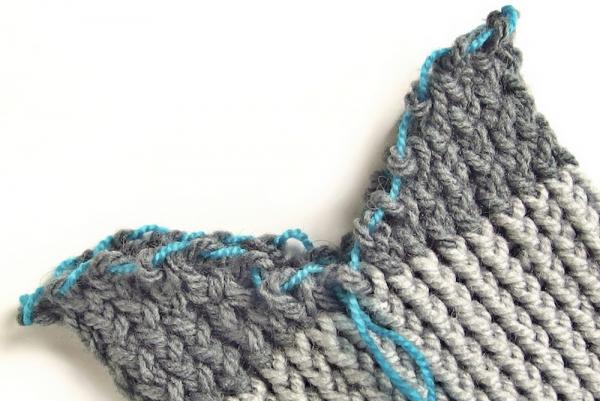 Ponožky pletené na oválnom strojčeku