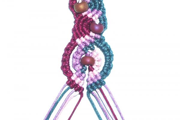 Micro macramé náramok