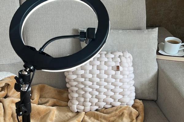 Vankúš z priadze marshmallow ľahko a rýchlo