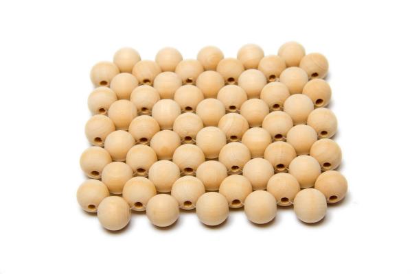 Podtácka z drevených korálikov