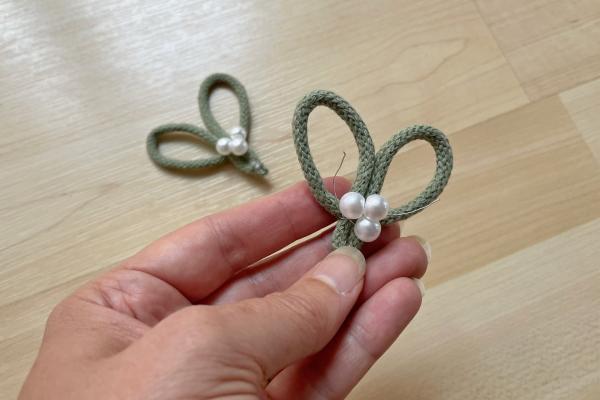 Venček s motívom imela zo šnúry