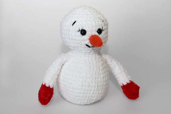 Uháčkujte si snehuliaka