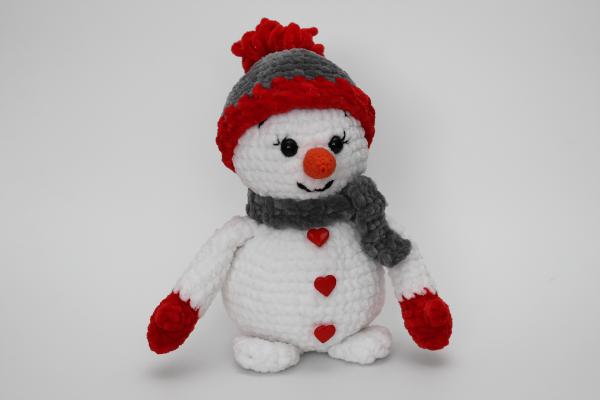 Uháčkujte si snehuliaka