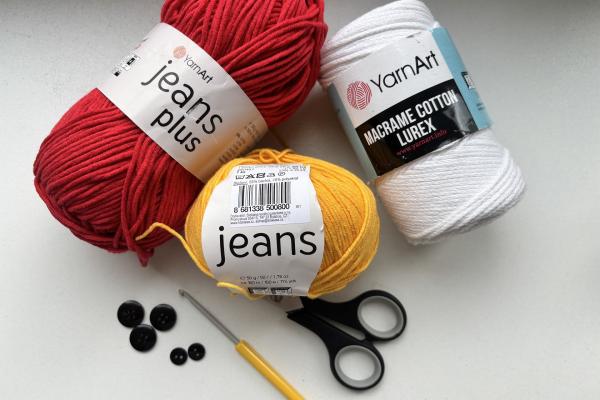 Háčkovaná taška Snehuliak