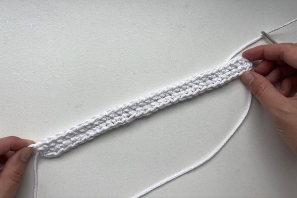 Háčkovaná taška Snehuliak