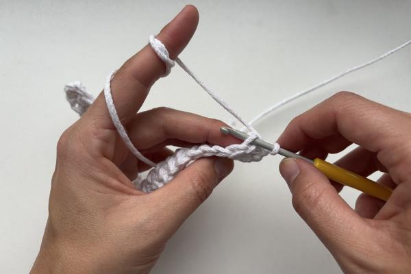 Háčkovaná taška Snehuliak