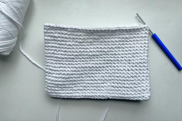 Háčkovaná taška Snehuliak