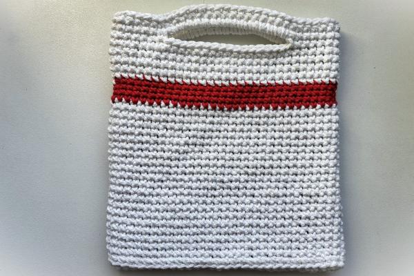 Háčkovaná taška Snehuliak