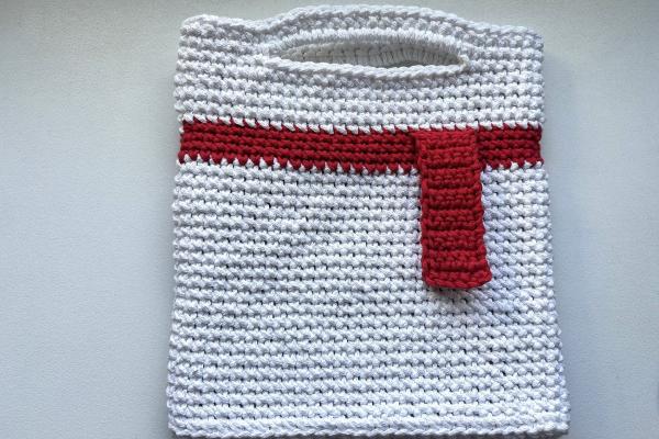 Háčkovaná taška Snehuliak