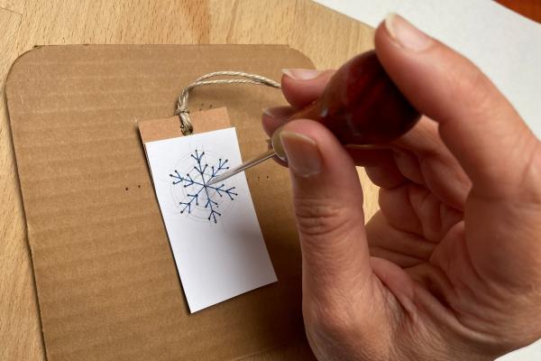 Ako jednoducho vyšiť vločku na prianie