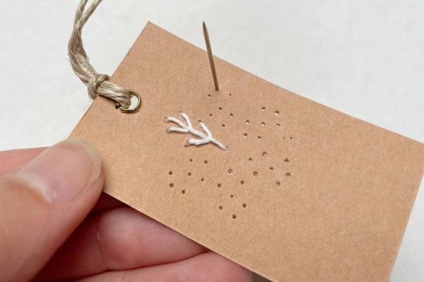 Ako jednoducho vyšiť vločku na prianie