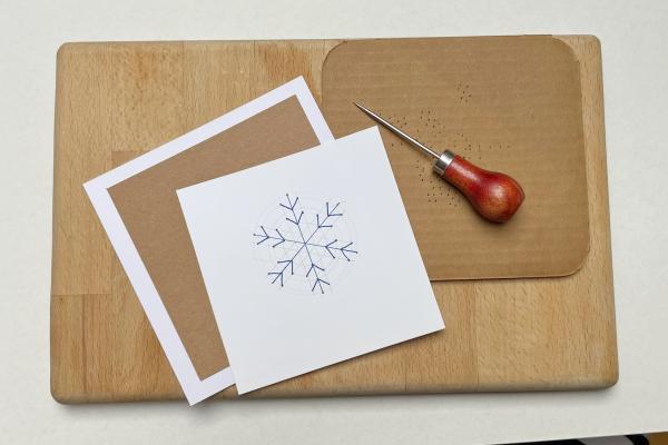 Ako jednoducho vyšiť vločku na prianie