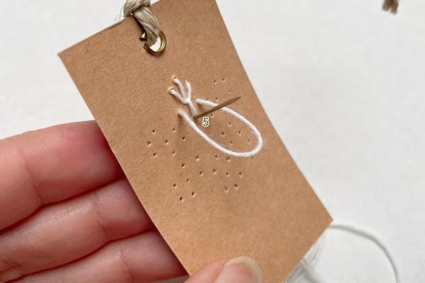 Ako jednoducho vyšiť vločku na prianie