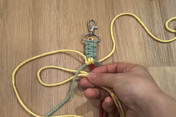 Ako vyrobiť macrame popruh na mobil