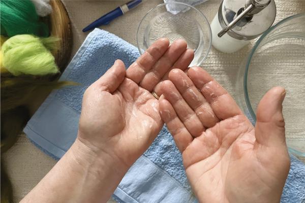 Plstené veľkonočné vajíčka