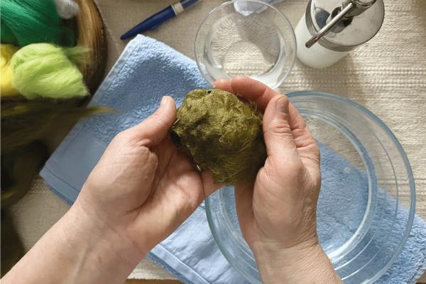 Plstené veľkonočné vajíčka