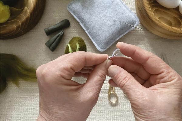 Plstené veľkonočné vajíčka