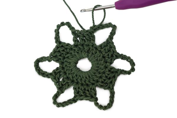 Háčkované kvetinové prestieranie 