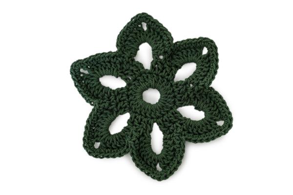 Háčkované kvetinové prestieranie 