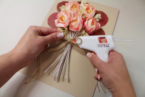 Vyrobte si prianie s nežnou kyticou