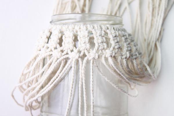 Macramé lucerna