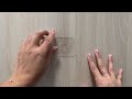 Nano transparentná obojstranná samolepka 5,8x5,8 cm